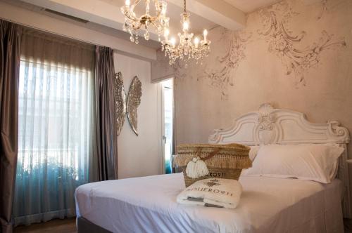 เตียงในห้องที่ ca' squero911 luxury rooms