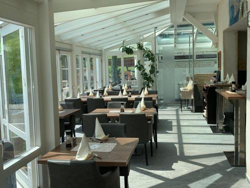 Restaurace v ubytování Ferienwohnungen Fellhornblick