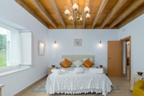 Voodi või voodid majutusasutuse Villa rural Balneario de Fontibre toas