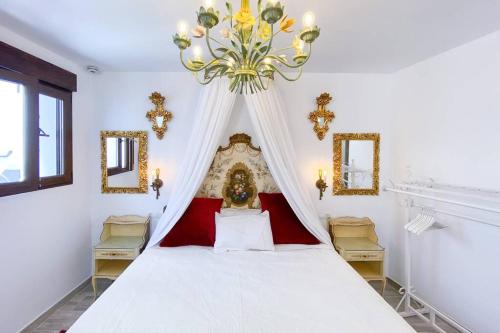 Кровать или кровати в номере Casa El Refugio