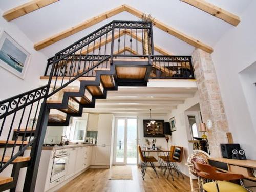 Kuchyň nebo kuchyňský kout v ubytování Beach House Calendula