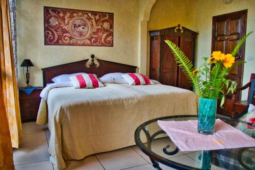 Ein Bett oder Betten in einem Zimmer der Unterkunft Casa Lobo Bungalows