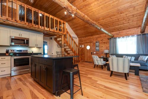 Dapur atau dapur kecil di The Big Cabin