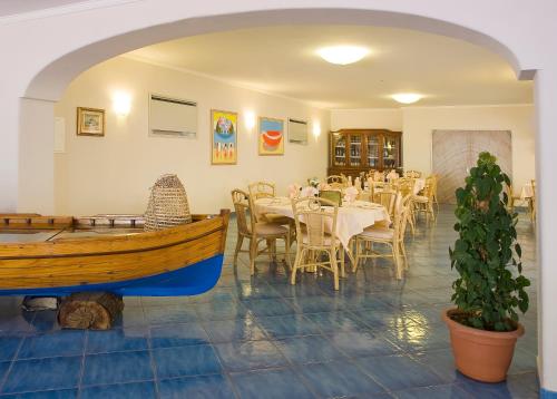 Χώρος καθιστικού στο Hotel Belvedere