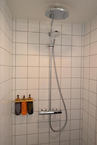 Koupelna v ubytování Dalby Hotel
