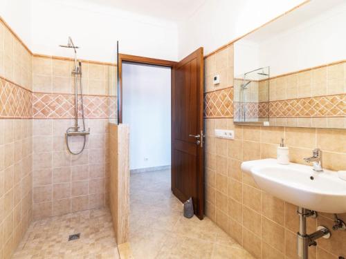 Koupelna v ubytování Villa sa bassa