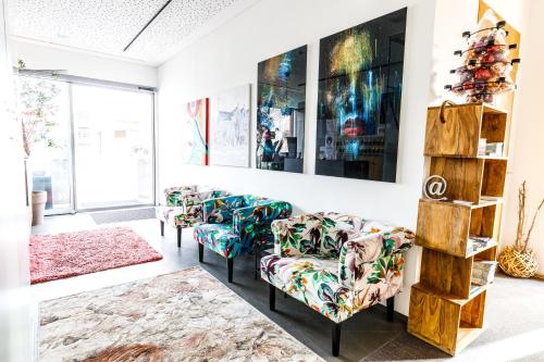 Postel nebo postele na pokoji v ubytování Arthotel Restaurant Pfeffermühle
