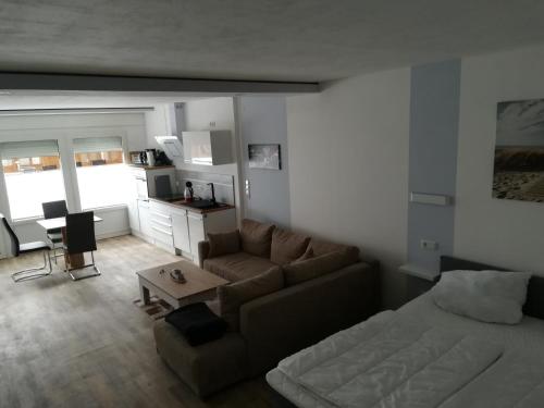 Kuchyň nebo kuchyňský kout v ubytování Ferienhaus Frank Saathoff
