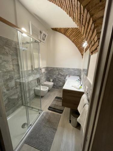 Koupelna v ubytování Casa Lakim