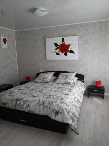 Postel nebo postele na pokoji v ubytování Camamelu