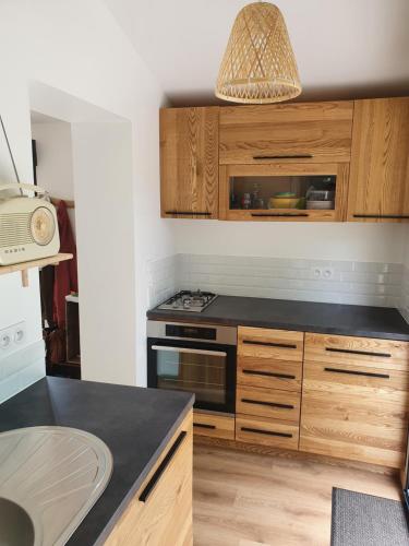 Η κουζίνα ή μικρή κουζίνα στο St Augustin Green Lodge