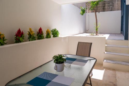 Χώρος καθιστικού στο CHROMA Lodge Rafina