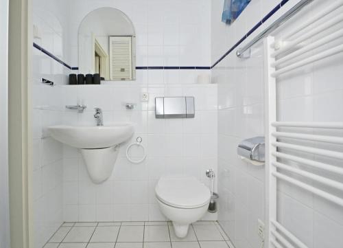 Koupelna v ubytování Ferienanlage Bansin Seepferdchen 9