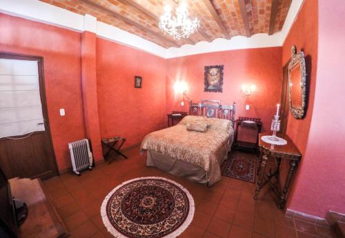 Postel nebo postele na pokoji v ubytování Hotel Monasterio