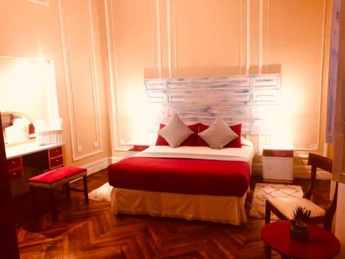 Hotel Plaza Londres 77にあるベッド
