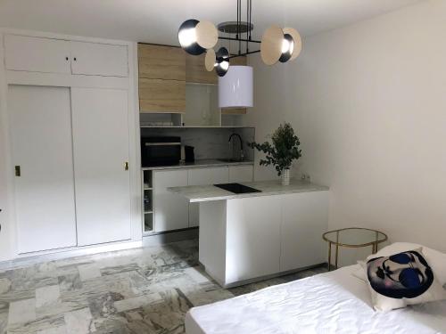 Studio contemporain à Cannes avec terrasse et parking - 35 m²