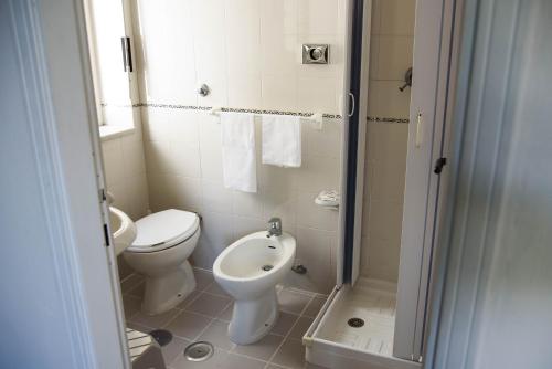 Koupelna v ubytování Hotel Calypso
