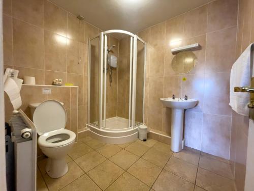 
A bathroom at Llanina Arms
