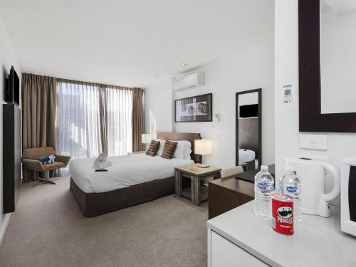 Postel nebo postele na pokoji v ubytování Resort Hotel Room 273