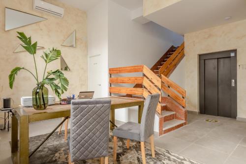 Posezení v ubytování Villamarta Boutique Rooms