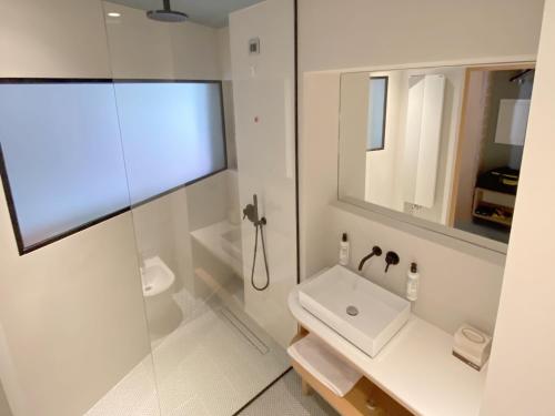 Koupelna v ubytování Demo Hotel Design Emotion
