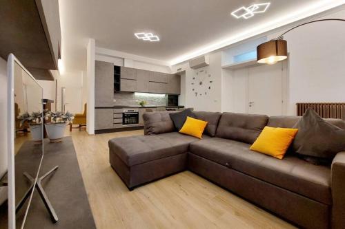 Zona d'estar a Aventino Contemporary Apartment