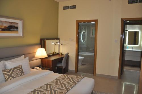 Letto o letti in una camera di Radiance Premium Suites