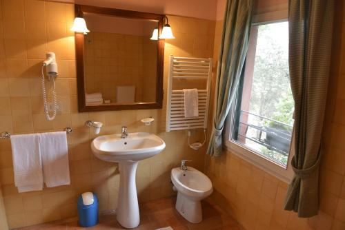 Kúpeľňa v ubytovaní Agriturismo Isola Augusta