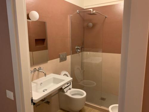 Koupelna v ubytování B&B Fossatello affittacamere