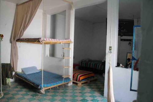 Litera o literas de una habitación en Bonito y cómodo condominio en Orizaba CENTRO