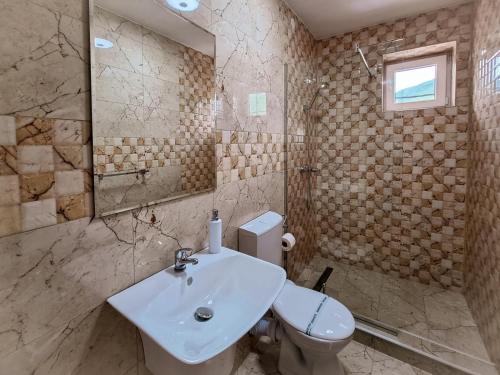 Koupelna v ubytování Casa Luis Coronini