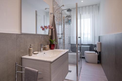 Ett badrum på Casa Bastia