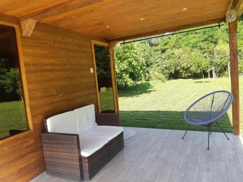 Taman di luar Kálium Vendégház