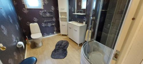 Koupelna v ubytování Home Bjornbyn 130