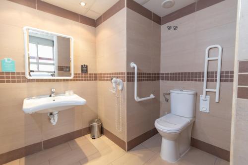 Bilik mandi di Hotel Alda Zaragoza Independencia