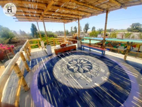 Utsikt över poolen vid Paracas Camp Lodge & Experiences eller i närheten