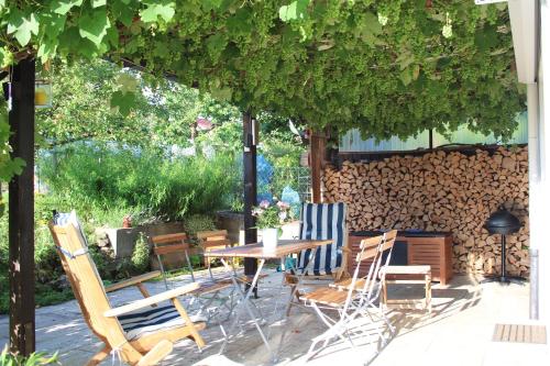 Κήπος έξω από το Ferienhaus Giengen