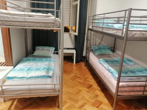 Postel nebo postele na pokoji v ubytování Sasimi Nice Hostel