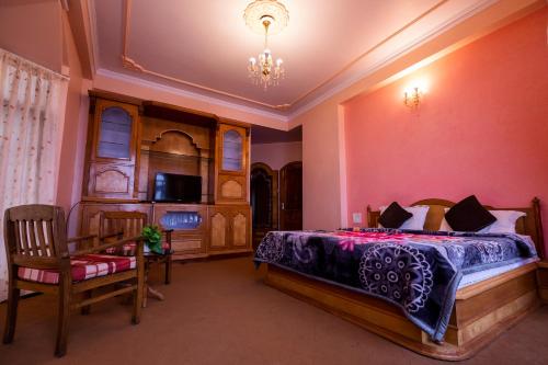 Postel nebo postele na pokoji v ubytování Cedar Cottage