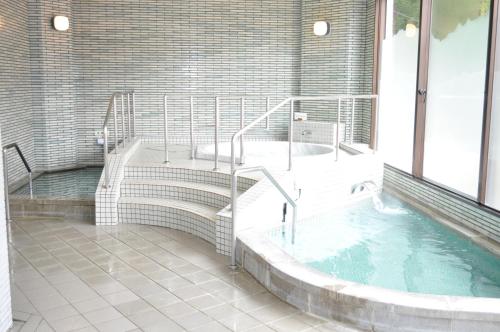 בריכת השחייה שנמצאת ב-Tateyama Kokusai Hotel או באזור