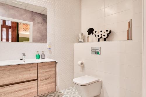 Ванна кімната в Blaucel Cafè i Habitacions
