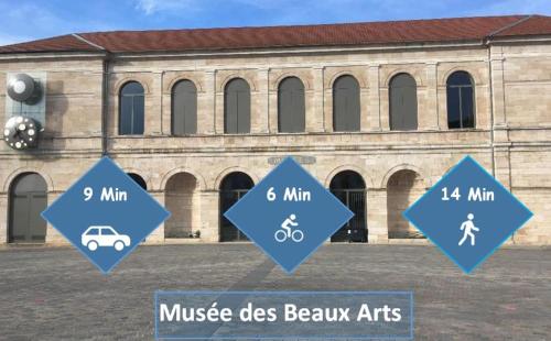 a rendering of a building with different signs in front of it at Centre ville historique - calme - les mots bleus in Besançon