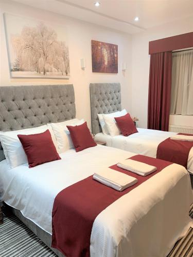 Green View Hotel Near Dartfordにあるベッド