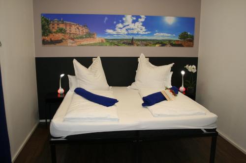 Postel nebo postele na pokoji v ubytování Mar Hotel