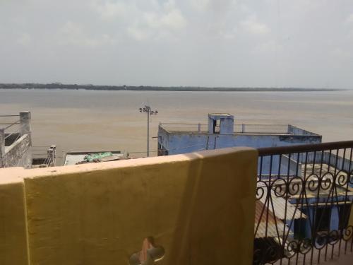 a view of a large body of water at Shiva lodge in Varanasi