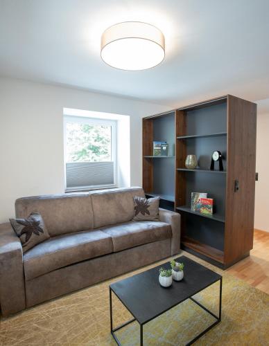 Χώρος καθιστικού στο Apartments Vorhöfe