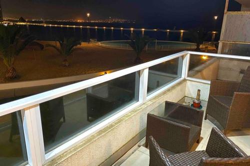 Balkón nebo terasa v ubytování Hermoso apartamento de 2 dormitorios y 2 baños en Laguna del Mar La Serena