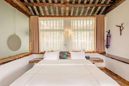 No.5 Valley Lodgeにあるベッド