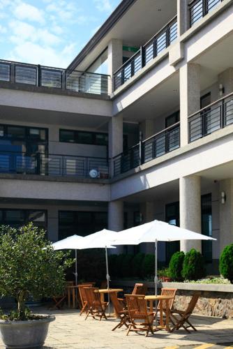 Das Gebäude in dem sich das Hotel befindet