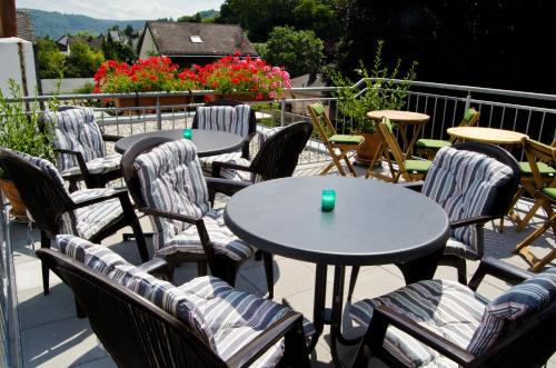 Balkoni atau teres di Mittelrhein Pension